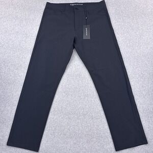 NEW Western Rise Evolution Pant Slim Fit 35x30 Black Lightweight Stretch Chino